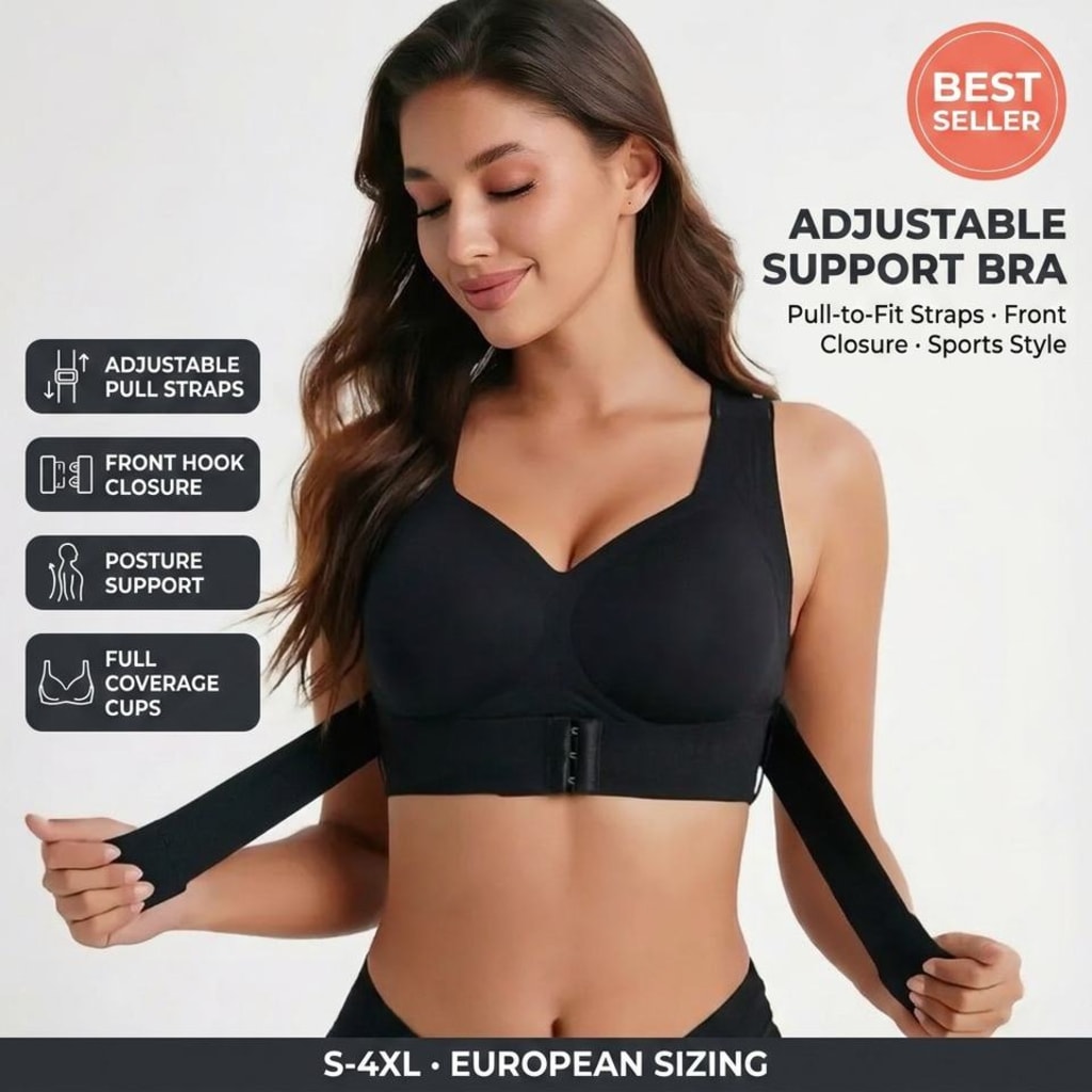 Posture Support Wireless Sports Bra